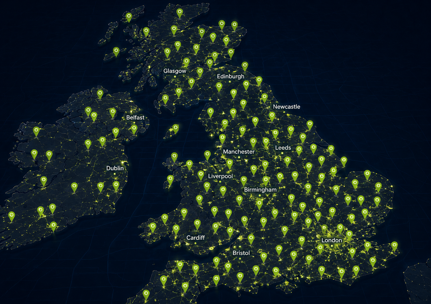 ONEEV Fan Zone locations map
