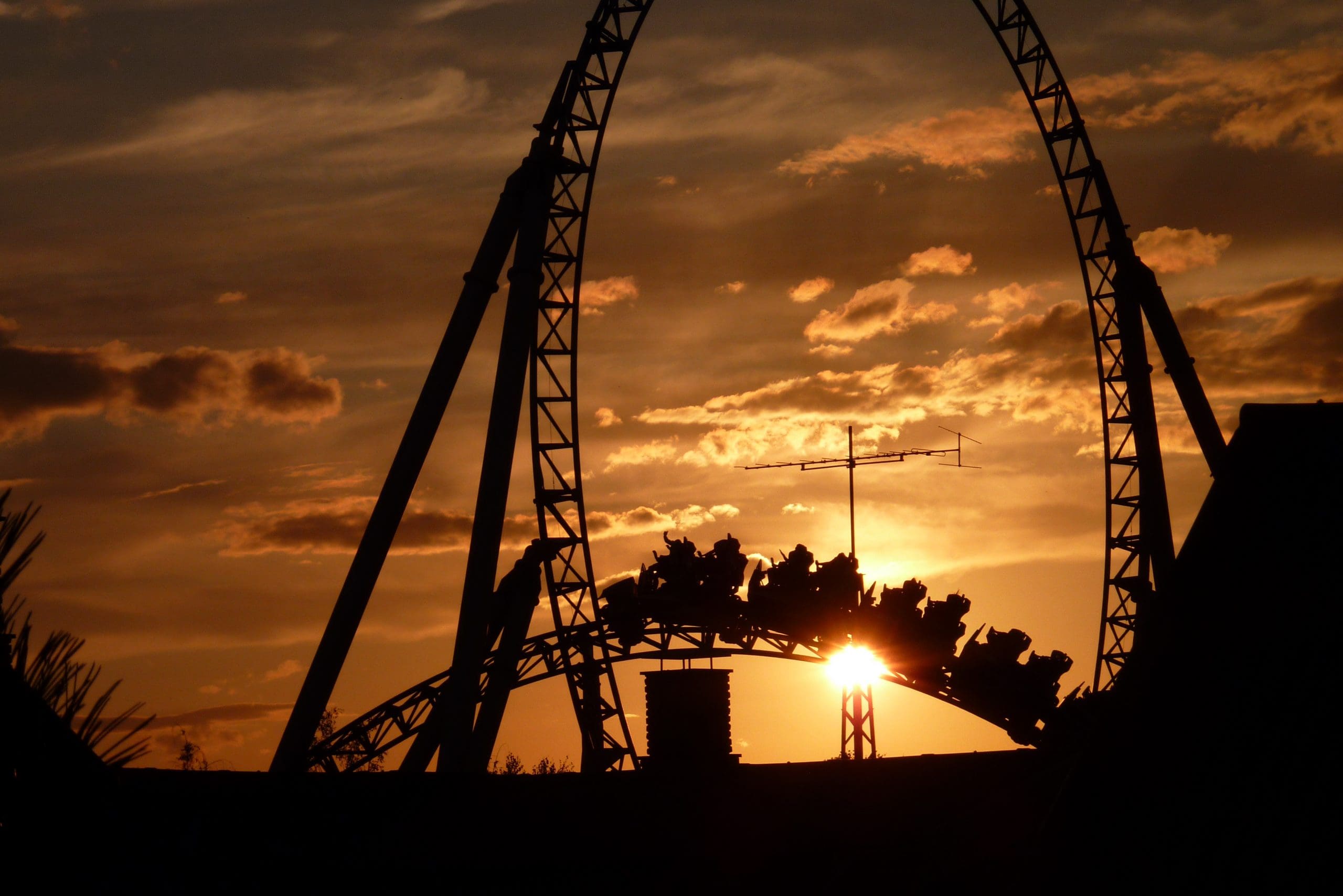 Thorpe Park rollercoaster EV charging nearby